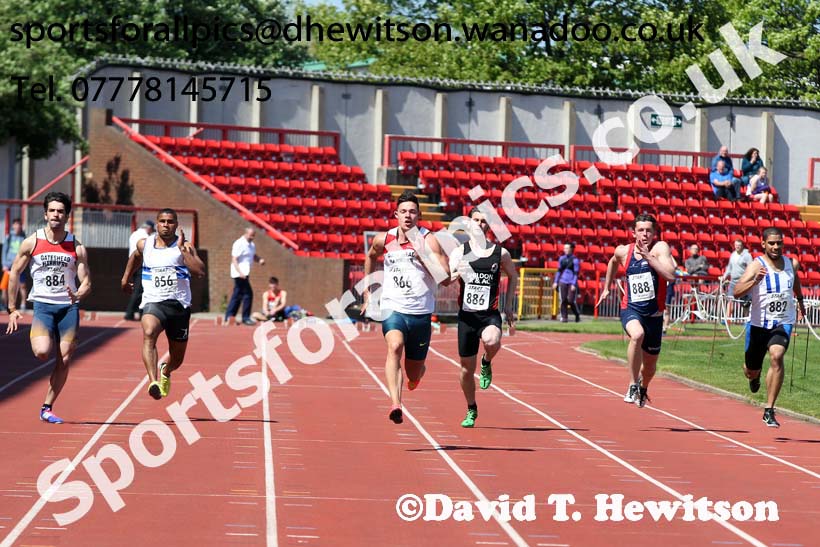 Senior men, North East Track and Field Champs., Gateshead. Photo: David T. Hewitson/Sports for All Pics